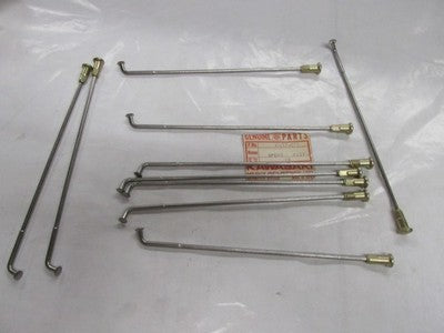 NOS KAWASAKI REAR INNER SPOKES qty 10 F12MX KX250 KX450 KX 1973-1979 41027-077
