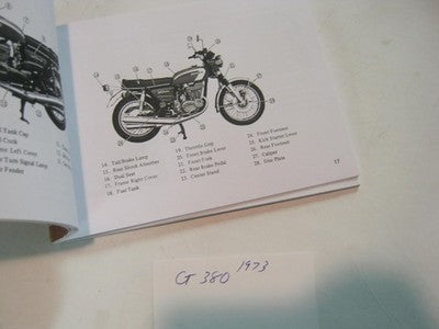 Suzuki GT380 1973 owner's manual  GT380K