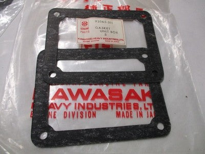 NOS Kawasaki JS400 Unit Box Gaskets 92065-511 Set Of 2