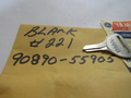 NOS Yamaha Key Blanks #221 90890-55905