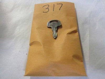 Vintage Suzuki  OEM Factory Pre Cut Motorcycle Key # 317