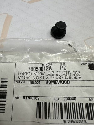 DUCATI Genuine 78050012A Threaded Plug M10X1 OEM 78050012A for Diavel Monster