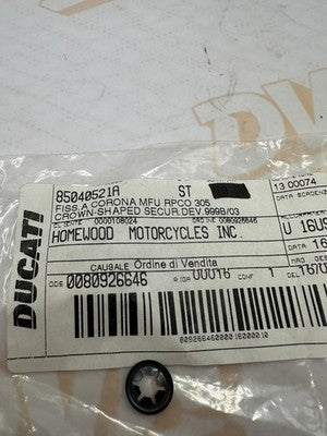 85040521A NEW OEM DUCATI CLIP