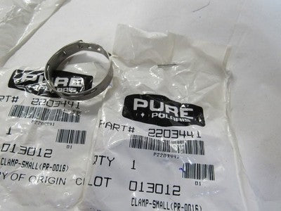 NOS NEW Polaris Small Clamp, Genuine OEM Part 2203441  SOLD AS 2