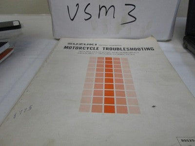 Suzuki 1986 MOTORCYCLE TROUBLESHOOTING SERVICE HANDBOOK