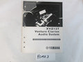 Audio System Warranty Instructions for Yamaha XVZ13 T