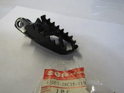 Genuine Suzuki RM250 DR-Z400 LH Left Footrest Black 43560-28C30-019