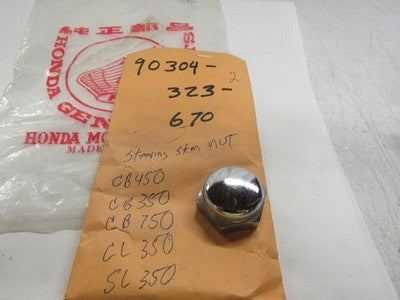 Honda  steering stem nut CB350 CB450 CB750 90304-323-670