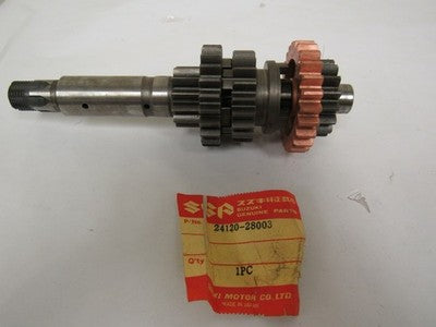 NOS Suzuki Counter Shaft RV125 TS125 24120-28003 NOS