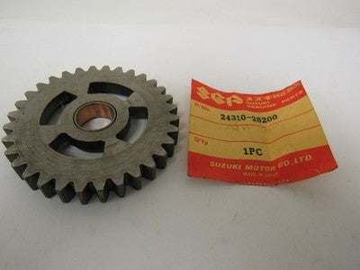 Suzuki RV125 TC125 nos 1st driven gear 1972-77   24310-28200 SOLD AS 2
