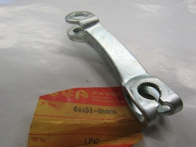 Suzuki 1963-1968 S32-2 NOS  Lever Rear Brake Cam NOS 64451-08000