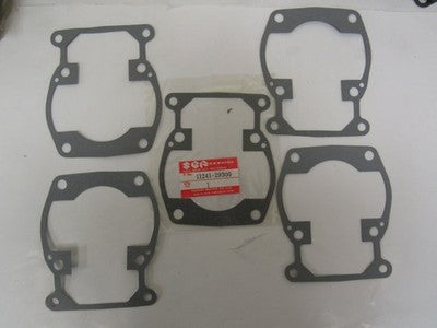 SUZUKI TS185,DS185 1977-81   cylinder base gaskets p.n 11241-29300  YOU GET 5