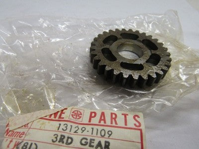 Kawasaki 13129-1109 3RD GEAR,OUTPUT 1979 KX80 1980 KDX80 1980 KX80 1981 KDX80