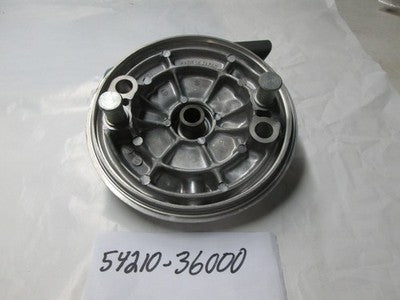 SUZUKI,GT185 1973  NOS FRONT, BRAKE PLATE, P N 54210-36000