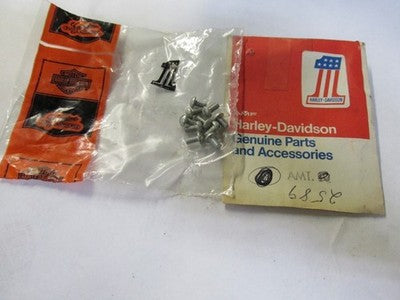 10 - NOS OEM Harley Davidson 6-32 x 1/4" Pozidriv pan head Screws P/N 2589