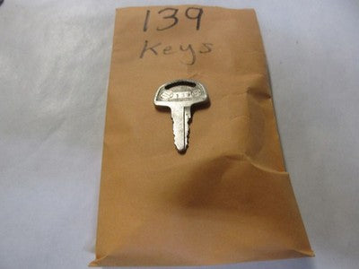 Vintage Suzuki  OEM Factory Pre Cut Motorcycle Key # 139