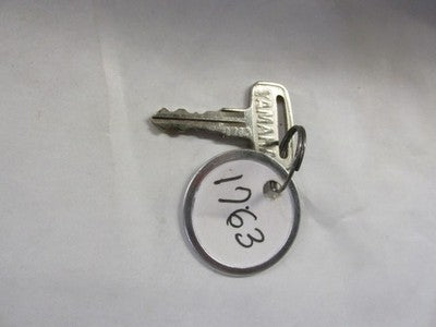 Vintage Yamaha OEM Factory Pre Cut Motorcycle Key # 1763