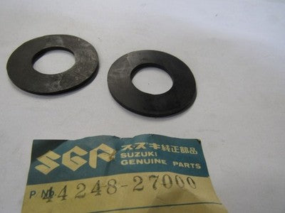 NOS OEM NEW ORIGINAL SUZUKI MT50 FUEL TANK CAP GASKET 44248-27000 SOLD AS 2