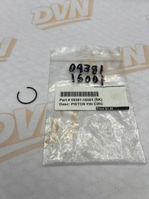 Suzuki NOS NEW 09381-16001 Piston Circlip AN DR GS GSX LT RM TC TS