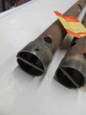 Suzuki T20 X-6 250cc. Exhaust Muffler Baffle Pipe Set x 2PCS  14510-11001