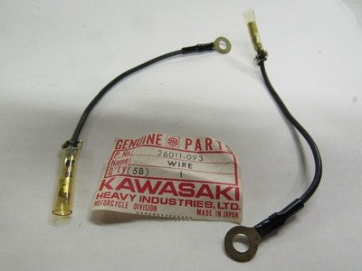 74-79 KAWASAKI KS125 KS 125 ELECTRICAL LEAD WIRE CORD BATTERY CABLE 26011-093