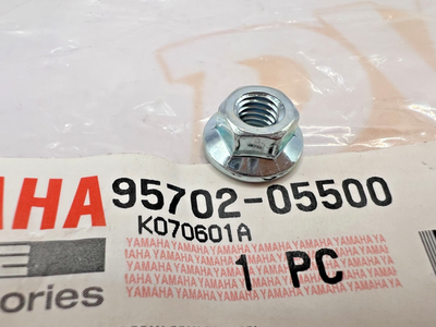 Yamaha NUT, FLANGE 95702-05500-00 OEM NEW