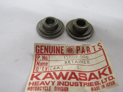 1974-2000 KAWASAKI KZ KL KLR KLX KLF KLT VALVE SPRING RETAINER NOS OEM 12009-006