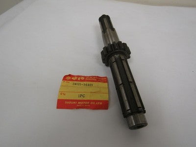 SUZUKI TS250 1970 NEW GENUINE COUNTER SHAFT 24121-16401