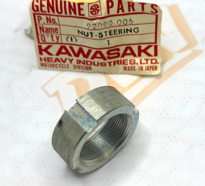 Kawasaki NOS NEW 92090-006 Steering Stem Lock Nut C2 F3 F4 F5 F6 F7 F9 F11 G3 G4