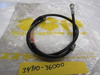 Suzuki 1973-1978 GT185   NOS SPEEDOMETER CABE  34910-36000