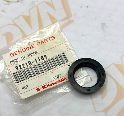 Kawasaki 92210-1109. OEM Ignition Switch Nut. Fits Multiple ATV Applications.