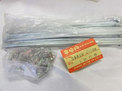 55320-29300 SUZUKI OEM FRONT SPOKE SET 77-81 TS185 DS185 DS125 TS125 NOS NEW