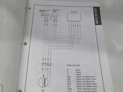 Suzuki Factory Wiring Diagrams Manual genuine factory manual  2007