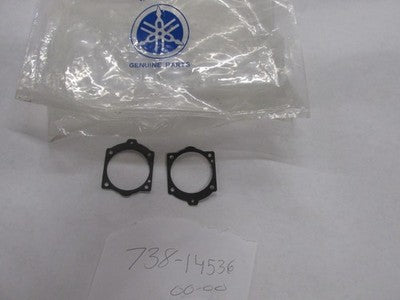 New OEM Yamaha 738-14536-00-00 Carburetor Metaling Diaphragm Gaskets Qty 2 NOS