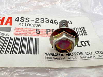 New OEM Yamaha 4SS-23346-L0-00 Hex Flange Bolts NOS