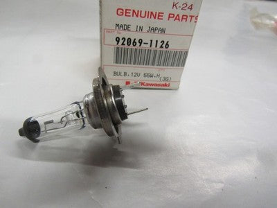 NOS KAWASAKI 92069-1126 HEADLIGHT BULB 12V 55W ZX636 ZR1000 VN2000 EX250 EX650