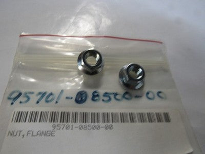 NOS OEM Yamaha Flange Nut All Years EC2000 EDL5500 YS624 YS828 95701-08500 QTY 2