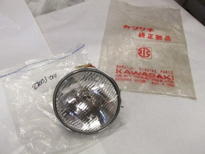 Kawasaki B8 B8S B8T Sealed Beam Headlight Headlamp Unit Assy Kawasaki 23007-014