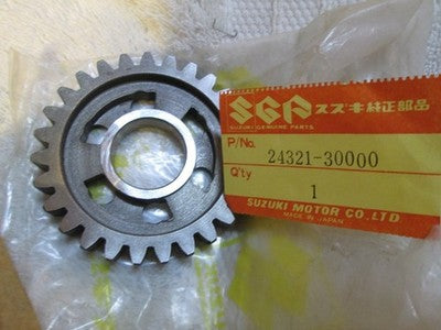 Suzuki TS250,RL250,TM250 1971-81  nos 2nd  driven gear  p.n. 24321-30000