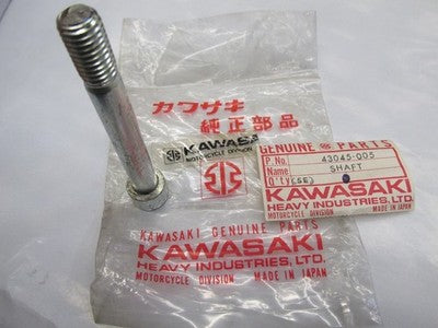 NOS KAWASAKI 1974-78 KZ400 FRONT BRAKE CALIPER SHAFT BOLT 43045-005 NEW OEM