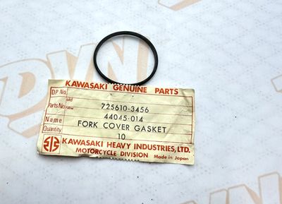 NOS Kawasaki 725610-3456 Fork Cover Gasket OEM