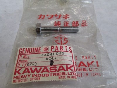 1 NOS Genuine Kawasaki Z1 KZ 900 1000 650 750 Hex Head Bolt OEM 44041-045 NEW