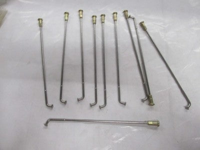 NOS KAWASAKI REAR INNER SPOKES qty 10 F12MX KX250 KX450 KX 1973-1979 41027-077