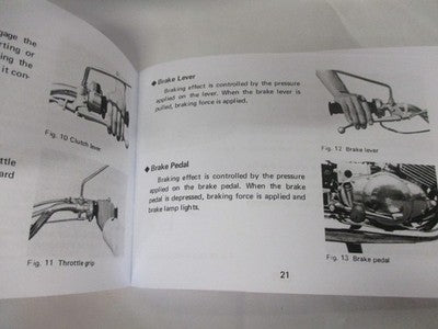 Suzuki T350 OWNERS MANUAL  1972  T350J