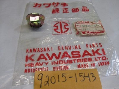 Kawasaki NOS NEW 92015-1543 Nut VN ZG ZL VN750 VN700 ZG1200 ZG1000 ZL1000 ZL900