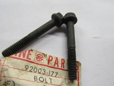 NOS Kawasaki   Z1   Z1P Hex Head Bolt 92003-177     SOLD AS 2