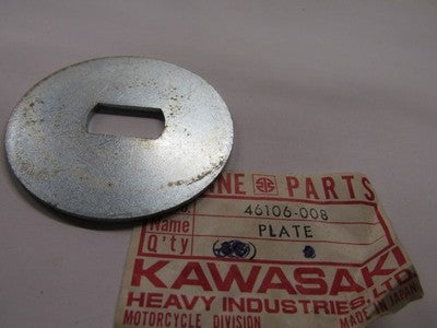 Kawasaki NOS NEW 46106-008 Steering Damper Steel Plate S1 S2 KH KH250 Mach II