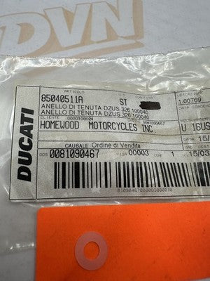 Ducati Seal Ring NOS 85040511A  (L-9265)