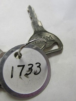 Vintage Yamaha OEM Factory Pre Cut Motorcycle Key # 1733