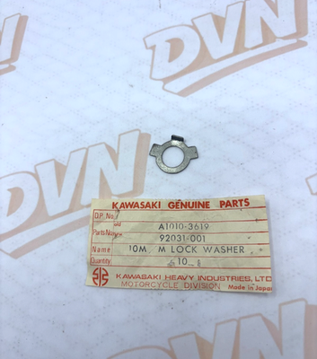 NOS KAWASAKI 10MM WASHER LOCK OEM 92031-001